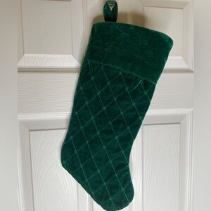 Green Quilted Christmas Stocking Christmas 🎄